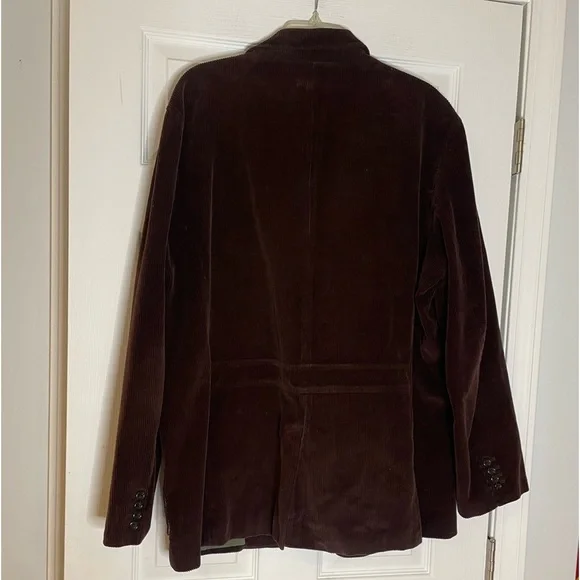 J CREW brown corduroy blazer - XL - Picture 3 of 3